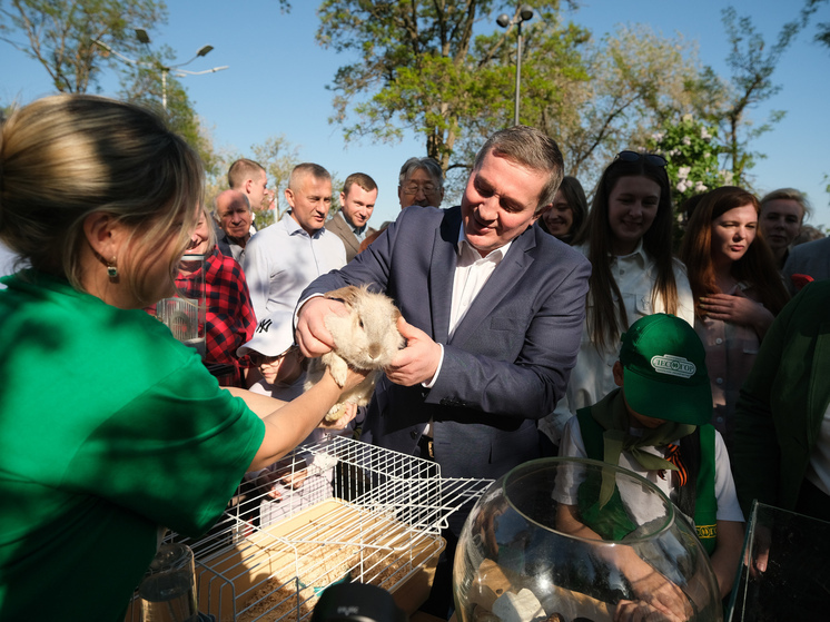Губернатор Андрей Бочаров пообщался с волгоградцами на набережной