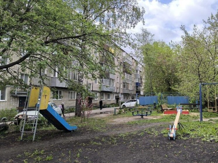 Депутат помог привести в порядок детскую площадку в Октябрьском районе Пензы