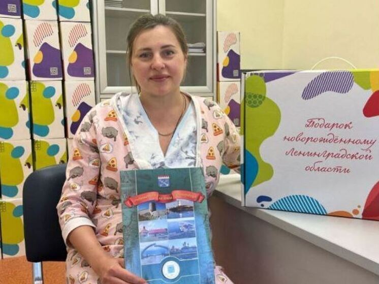 Гатчинским родителям вручили новые подарочные наборы для новорожденных