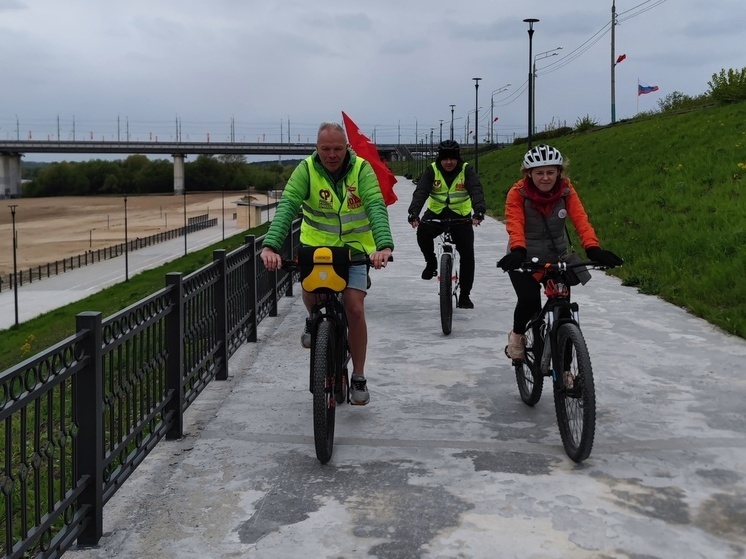 По Калуге прошла «Велоэкспедиция Победы»