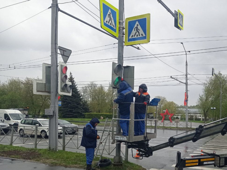 Владимирские светофоры споют песни Победы