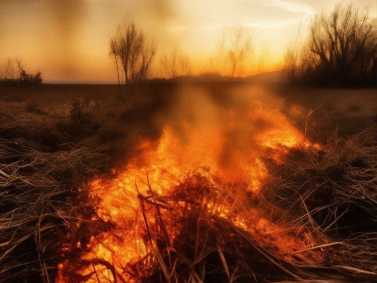 В Кандалакше огнеборцы оперативно ликвидировали возгорание сухой травы у жилого дома