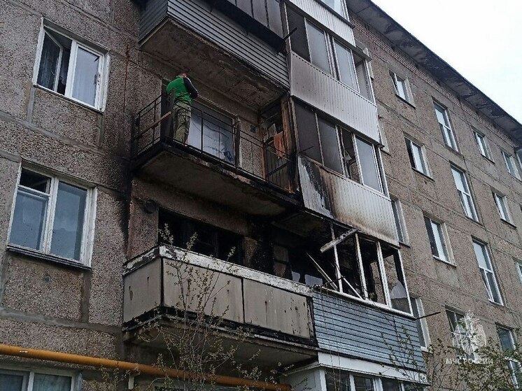  В Аше после электрогазосварочных работ вспыхнули четыре балкона