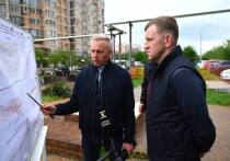 Ход дорожного строительства в Прикубанском округе Краснодара проверил глава города Евгений Наумов