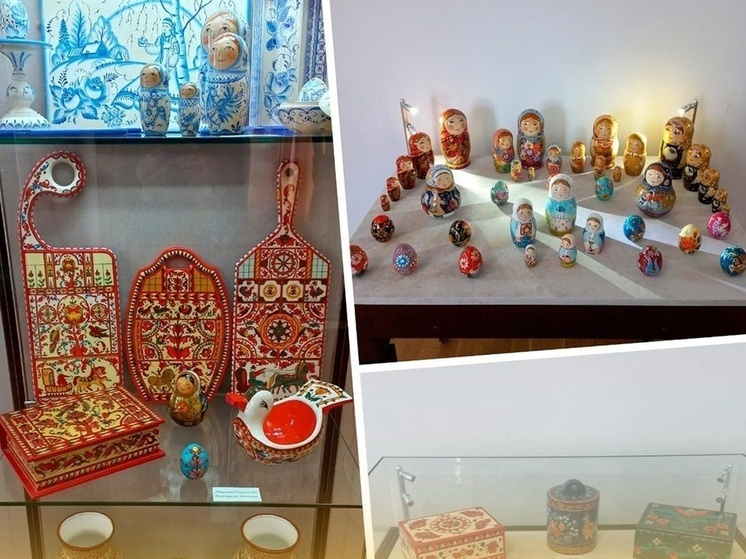 Калужанам показали авторских матрёшек