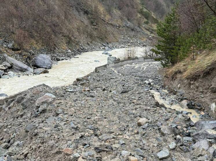 В Черекском районе КБР сошёл сель