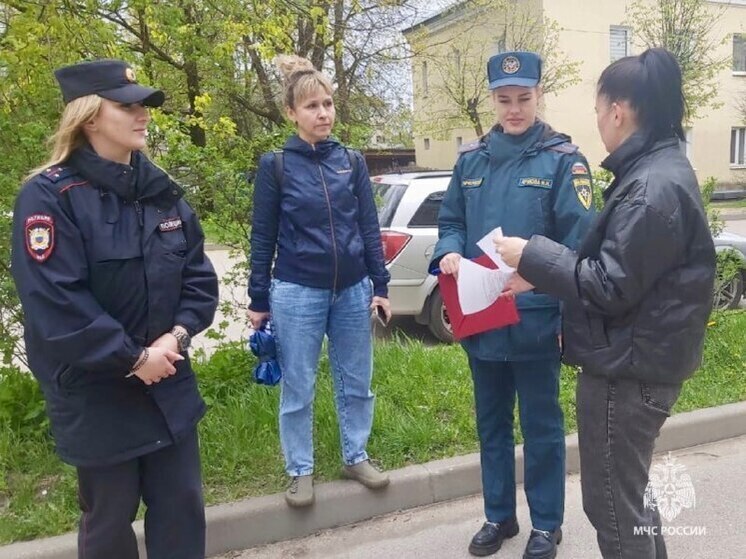 Специалисты МЧС провели профилактический рейд в Опочке