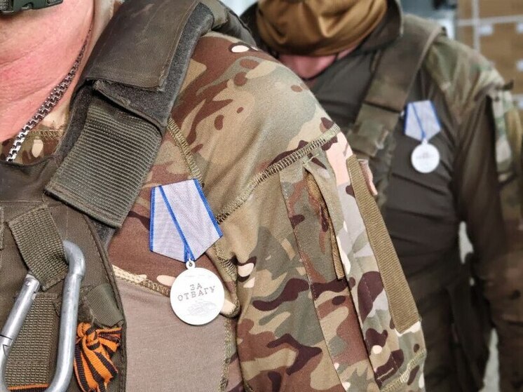 Добровольцев бригады «Терек» отметили государственными наградами за мужество и отвагу