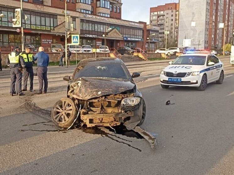 ГИБДД показала фото утреннего ДТП на Рижском проспекте