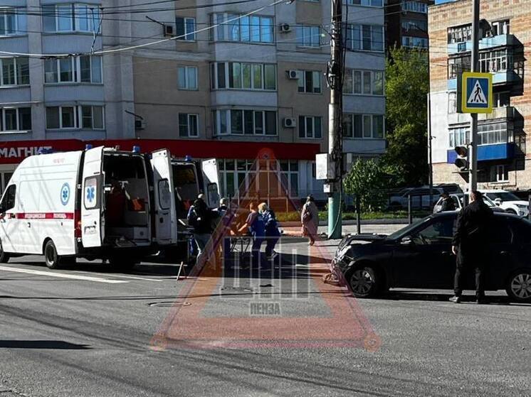 В Пензе произошло ДТП с участием скорой помощи
