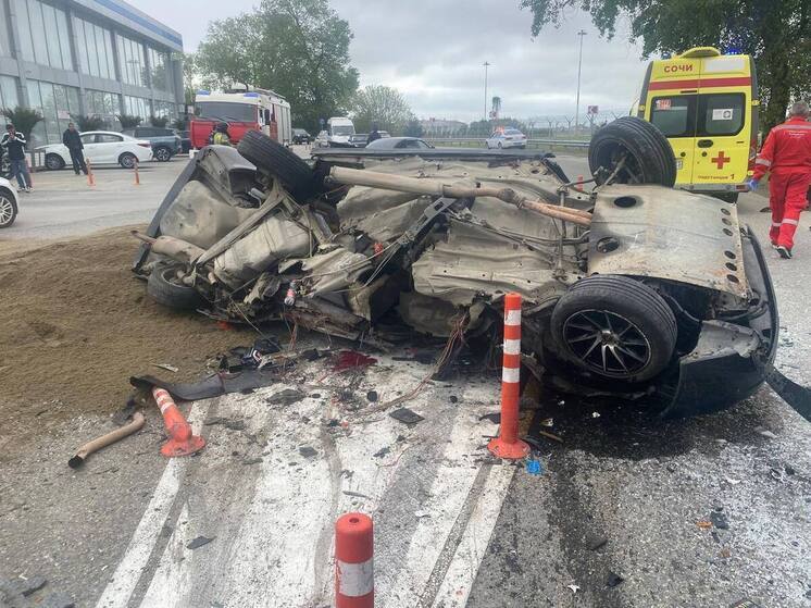 В Адлерском районе в ДТП погиб мужчина