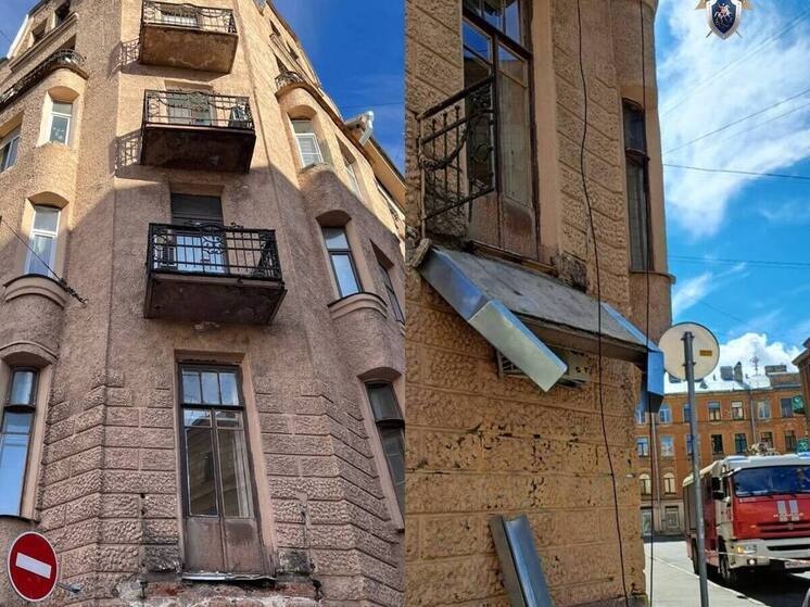 В Санкт-Петербурге двое рабочих пострадали из-за обрушения балкона на стройке