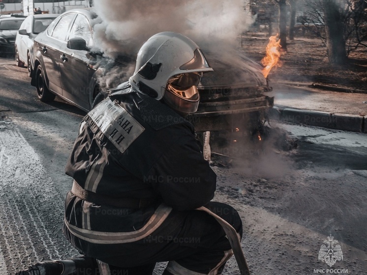 В Иванове снова сгорел автомобиль