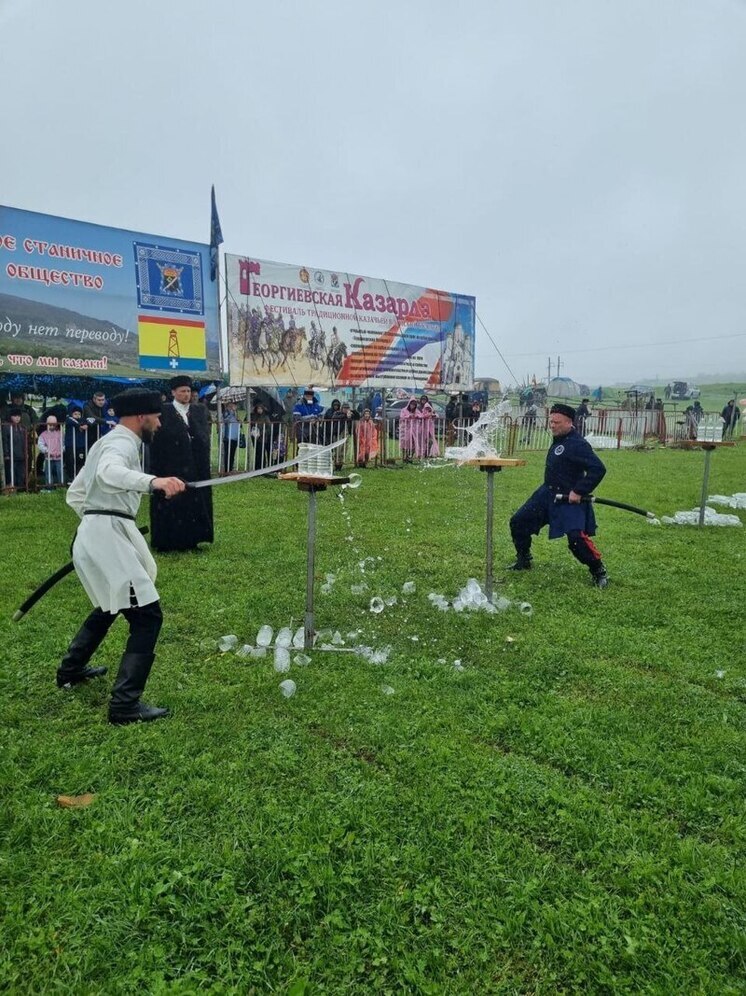 У восточного склона горы Лысой прошёл фестиваль «Георгиевская Казарла»