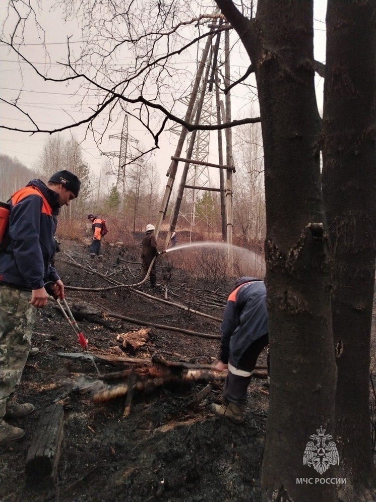 Неделю хабаровские МЧС спасали от пожаров поселения Забайкалья