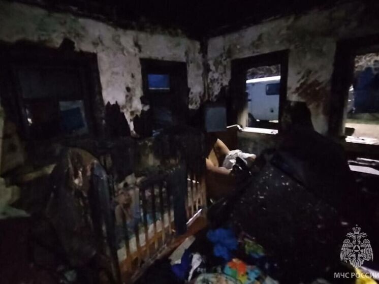 На пожаре в Черемховском районе погиб девятимесячный ребёнок