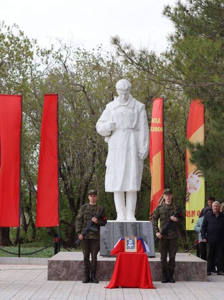 В Омской области состоялось перезахоронение героя Великой Отечественной войны
