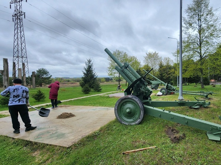 Мемориал "Рубеж обороны" в Протвино готовится к 9 Мая