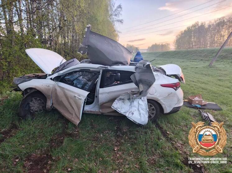 В Туймазинском районе в аварии погиб 32-летний водитель