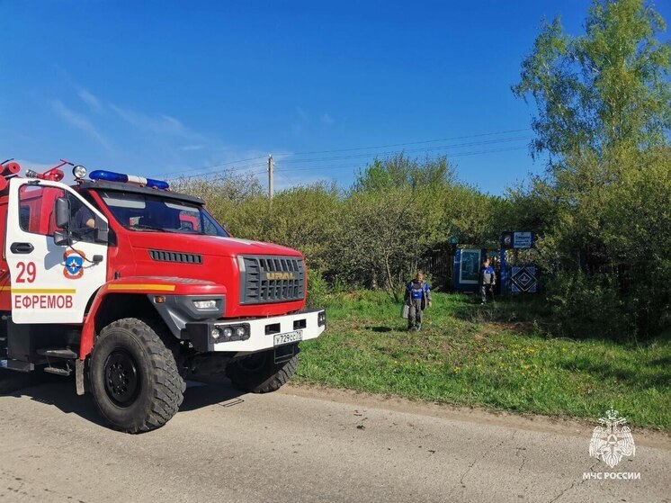 Мужчина сгорел в собственном доме в Ефремове утром 4 мая