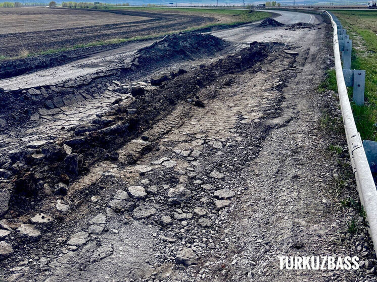 Блогер раскритиковала трассу в Кузбассе