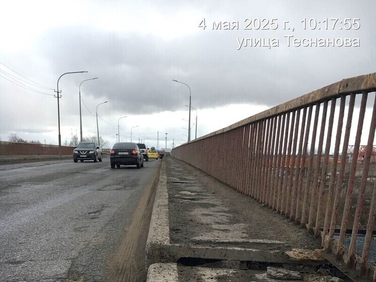 В Архангельске есть вероятность обвала на эстакаде на Окружном шоссе