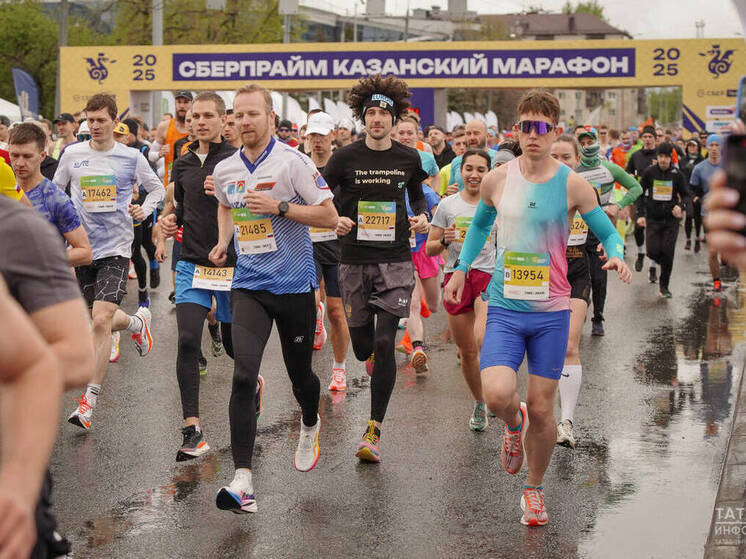 В Казанском марафоне приняли участие 35 тысяч атлетов