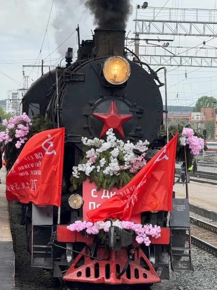 «Паровоз Победы» прибыл в Пензу
