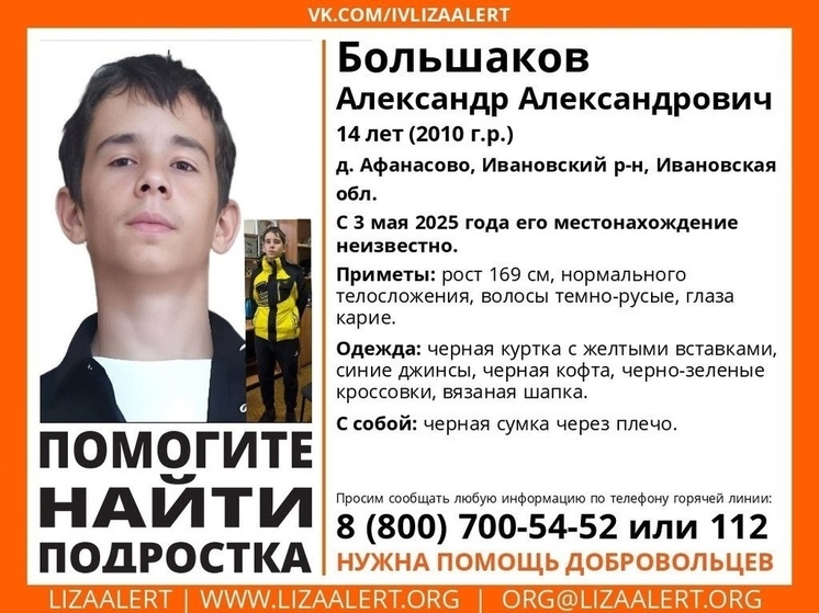 В длинные выходные в Ивановской области пропал ребенок