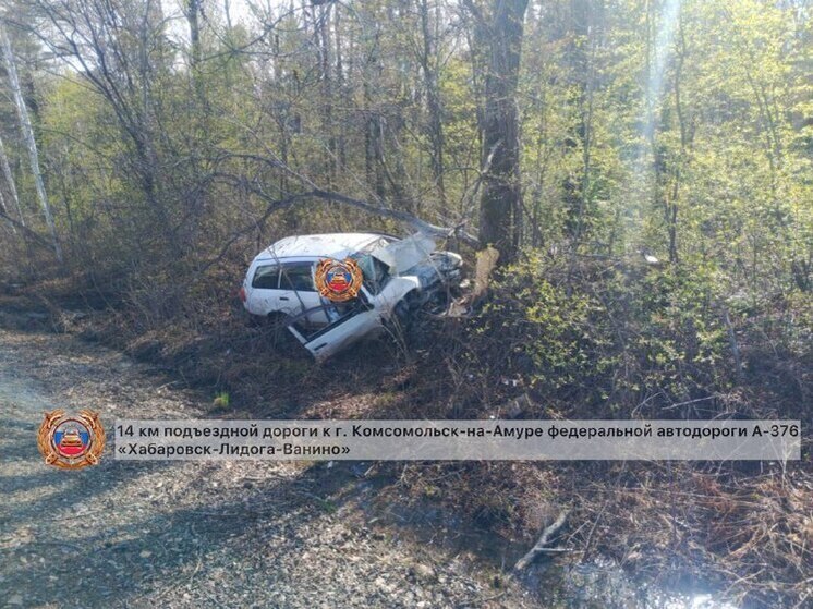 Водитель скончался в ДТП на подъездной дороге к Комсомольску-на-Амуре