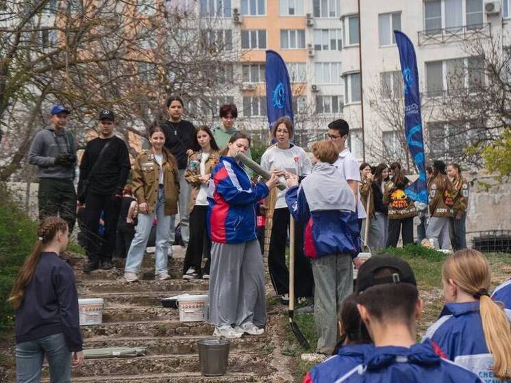 За три субботника в Севастополе убрали порядка 750 кубов мусора