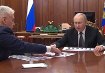Президент России Владимир Путин провел рабочую встречу с мэром Москвы Сергеем Собяниным