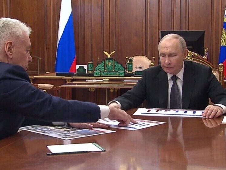 Путин и Собянин встретились в Кремле