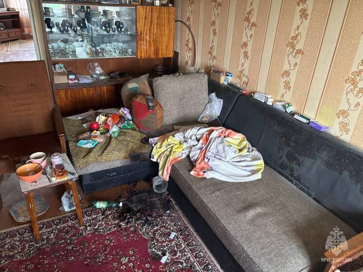 Калининградские спасатели ликвидировали пожар в Черняховске