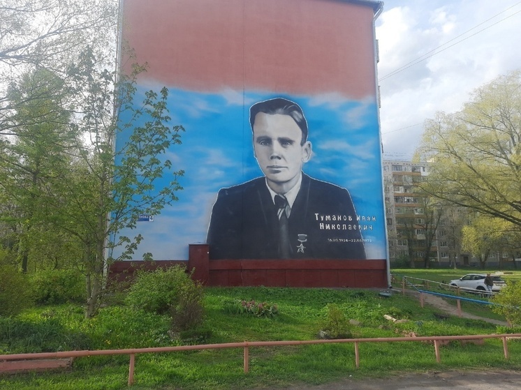 В Дзержинском районе появилось новое граффити