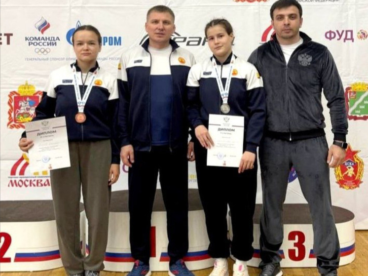 Две медали завоевали юниорки Чувашии на первенстве России по борьбе