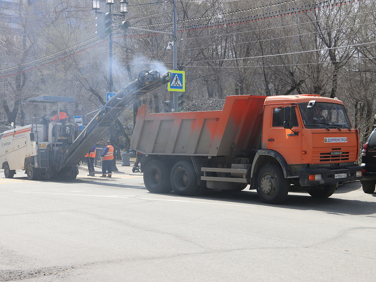 В Хабаровске отремонтируют участок дороги на пересечении Уссурийского бульвара и улицы Тургенева