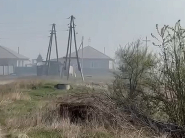 На городской свалке в Камне-на-Оби воспламенился мусор
