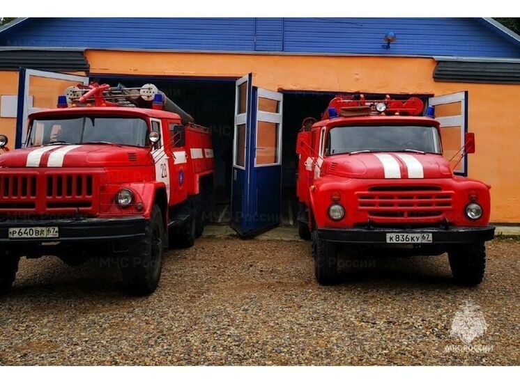 В Духовщине произошел пожар в квартире