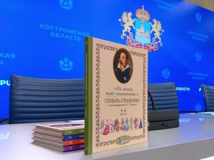 В Костроме большим тиражом издали для школьников «Пушкинский словарь»