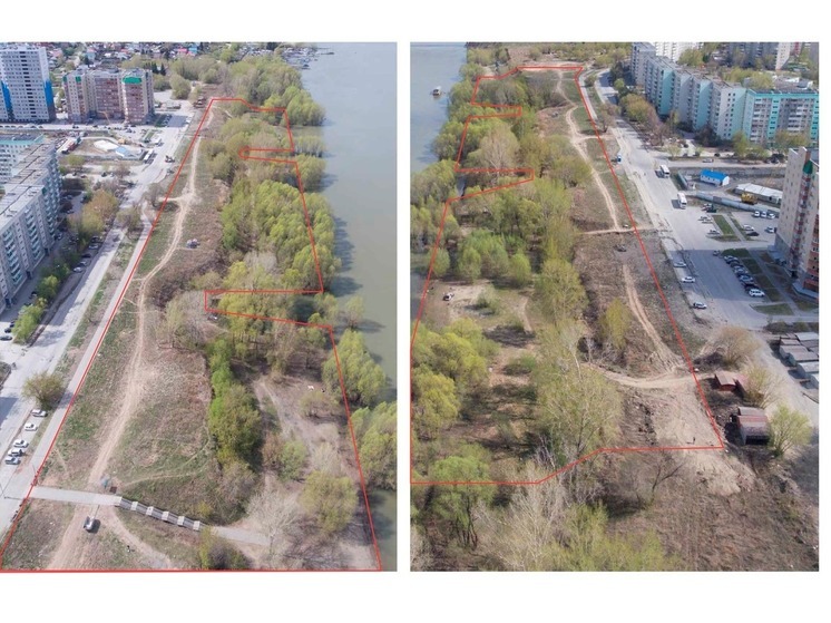 В Новосибирске стартовали работы по благоустройству парка «Чемской берег», победившего в голосовании в прошлом году