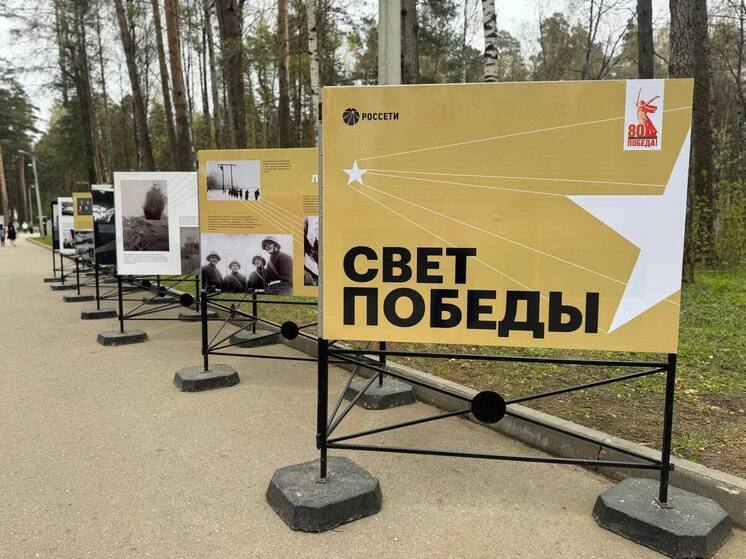 «Россети» открыли в Костроме фотовыставку «Свет Победы»