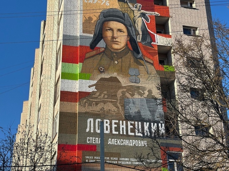 Муралы, посвященные героям Великой Отечественной войны, появились в Вологде