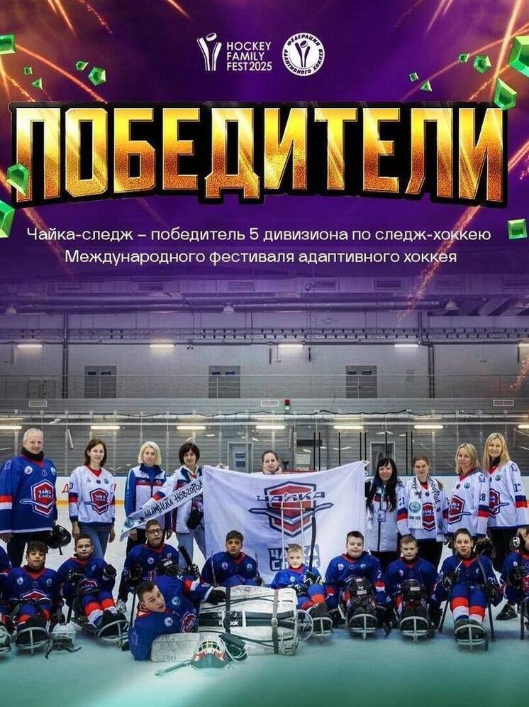 Нижегородцы покорили международный фестиваль адаптивного хоккея