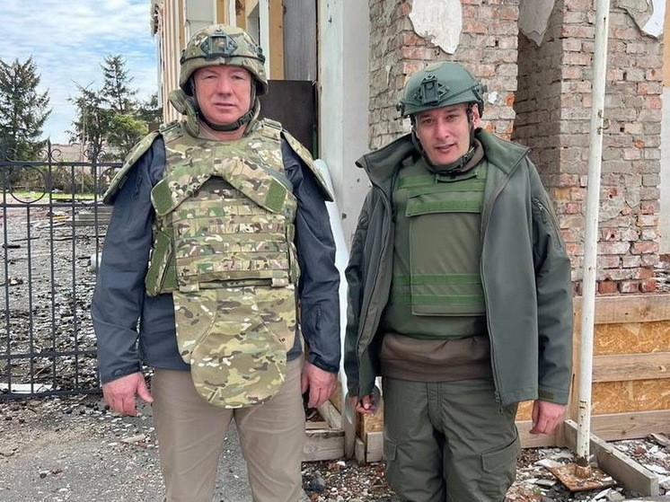 Хинштейн и Хуснуллин осмотрели пострадавшие от ВСУ территории в курском приграничье