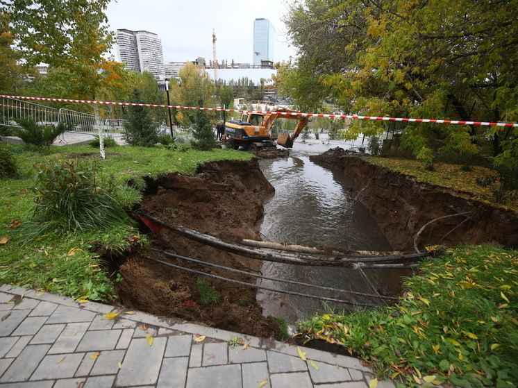 Волгоградские коммунальщики возместили ущерб почве от аварии в пойме Царицы
