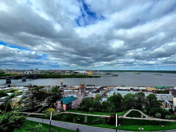 Пасмурно и до +13°C ожидается в Нижнем Новгороде 7 мая