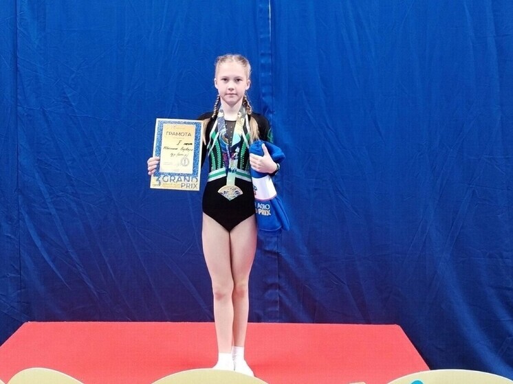 Юная гимнастка из Котласа одержала победу на JUNIOR ACRO GRAND PRIX