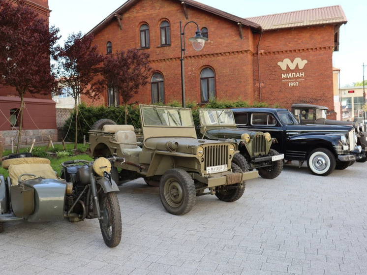 Власти Черняховска устроили для горожан выставку военной техники