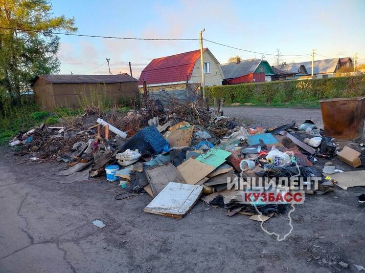 Соцсети: в частном секторе Кемерова не вывозят мусор